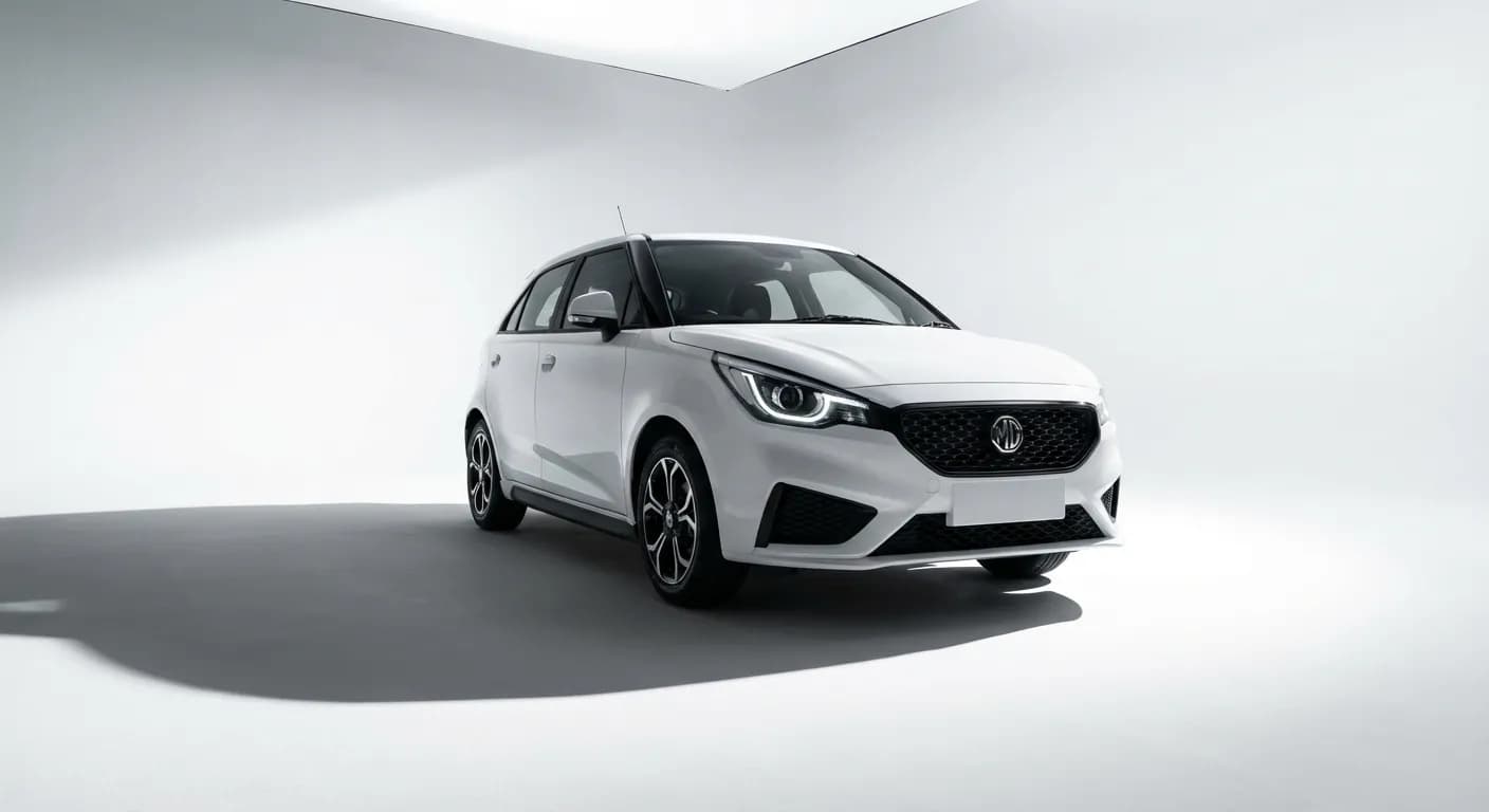 MG3 Luxury: scopri l'allestimento top di gamma MG Vue frontale iconique de la MG3 Luxury en studio